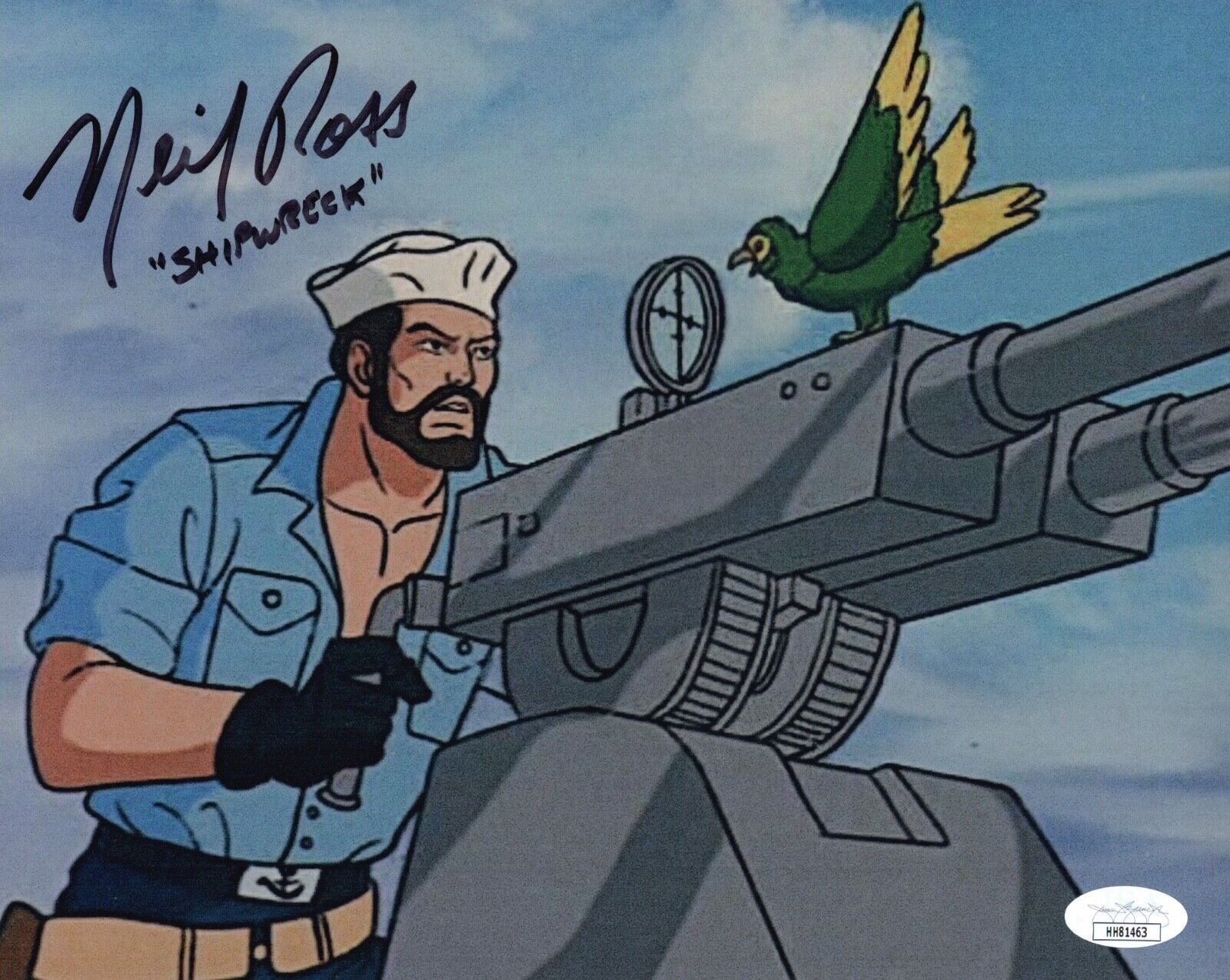 NEIL ROSS Signed SHIPWRECK G.I. Joe 8x10 Photo Poster painting In Person Autograph JSA COA Cert