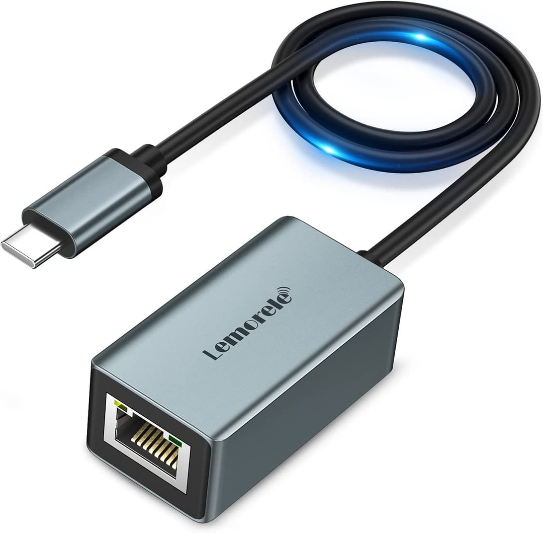 Lemorele USB C to Ethernet Adapter 【#TC48】 