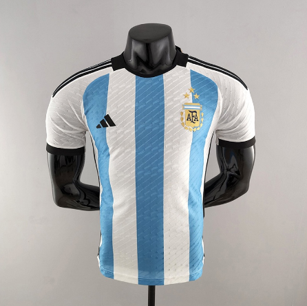 2022 Argentina Home Player Version Men's Football T-Shirt