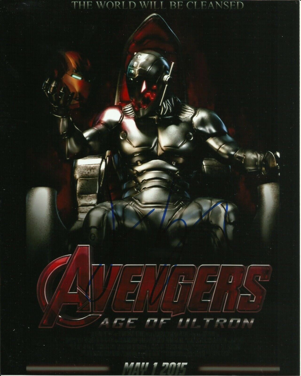 JAMES SPADER SIGNED ULTRON Photo Poster painting UACC REG 242 (2)