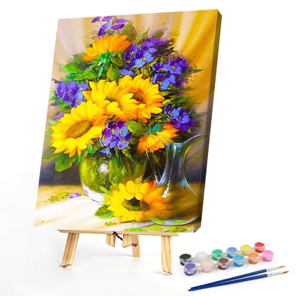 Vase Sunflowers - Paint By Numbers(30*40CM)