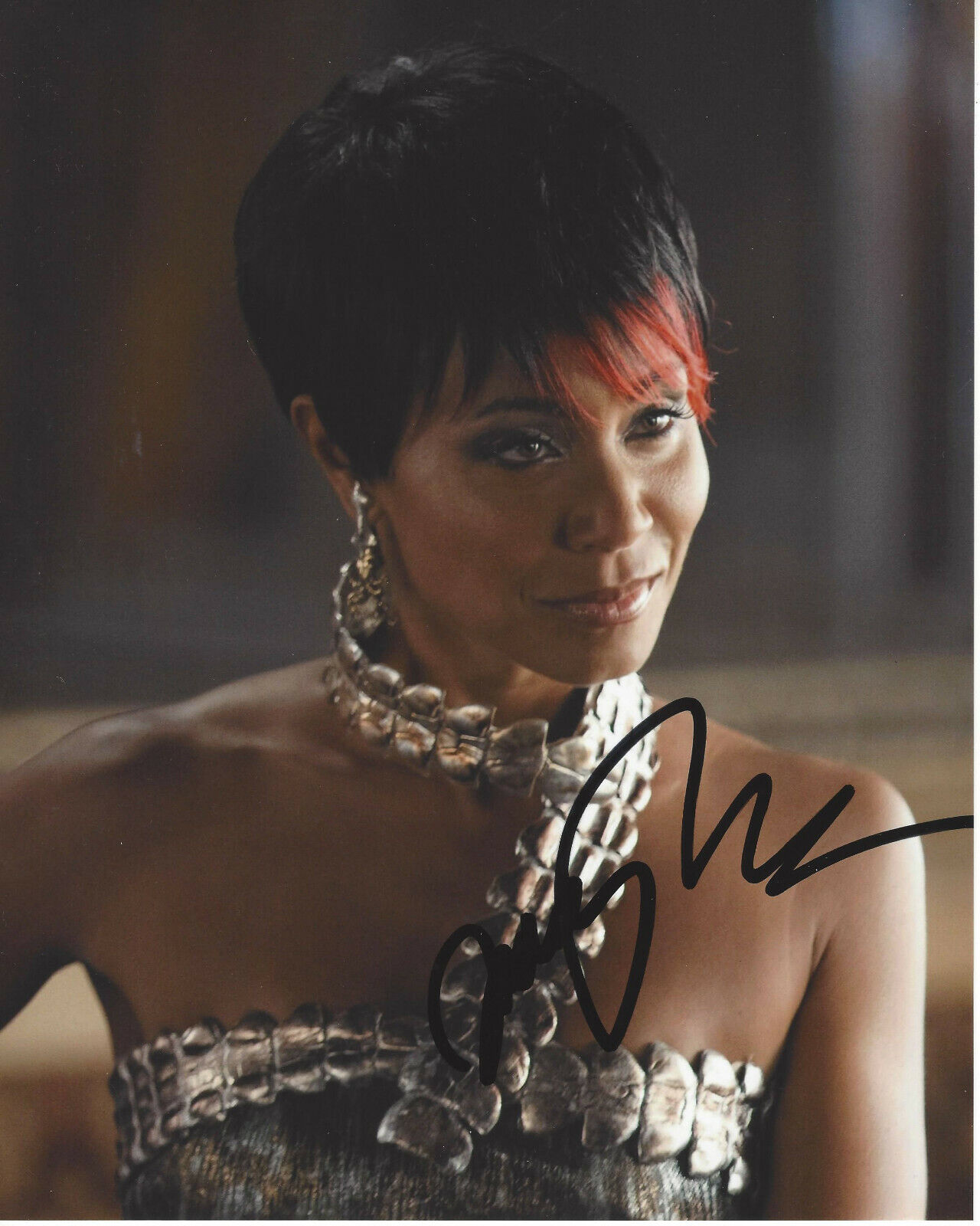 JADA PINKETT SMITH SIGNED AUTHENTIC 'GOTHAM' 8X10 Photo Poster painting w/COA ACTRESS