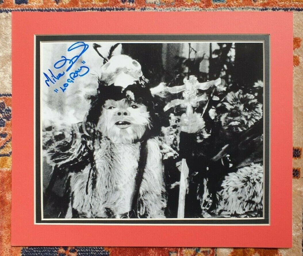 Star Wars MIKE EDMONDS Signed Logray Return of the Jedi Mounted Photo Poster painting