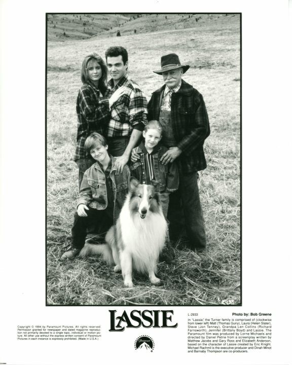 Helen Slater Richard Farnsworth Lassie Original Press 8X10 Photo Poster painting