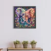 Diamond Painting-DIY Full Round Drill Elephant (40*40CM)