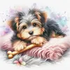 Bone Puppy-11CT Stamped Cross Stitch 40*40cm/15.75*15.75in tapestrymarket