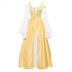 Uveng Collar Basic Model Tied Waist Retro Dress