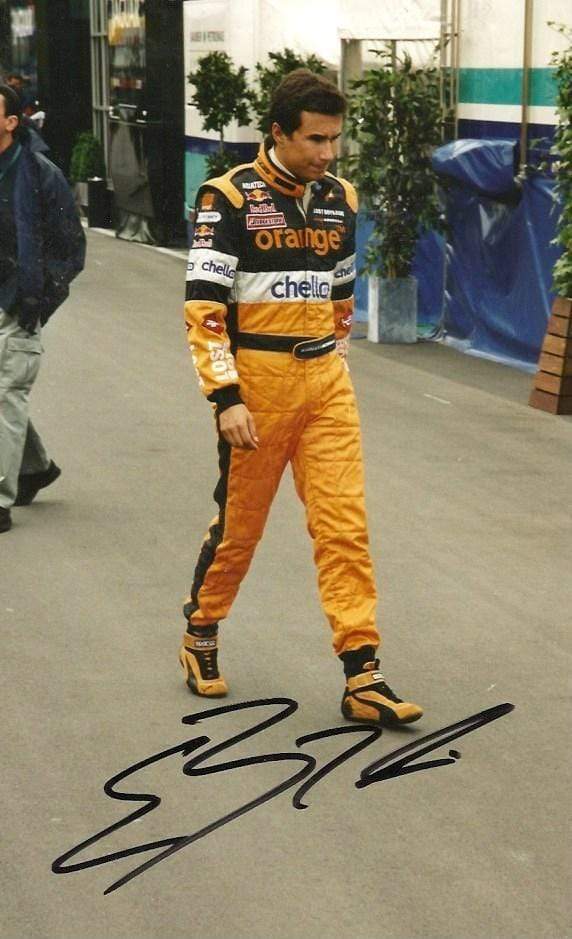 Enrique Bernoldi F1 ORANGE ARROWS SEASON 2001 autograph, In-Person signed Photo Poster painting