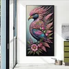 Diamond Painting -DIY Round Drill Flowers and Birds（40x70cm）