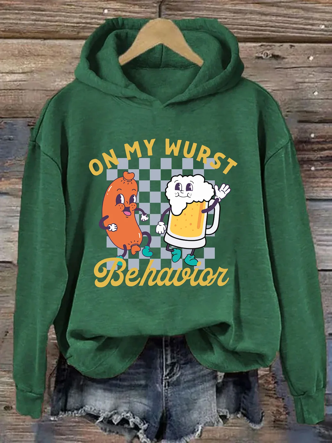 On My Wurst Behavior Hoodie