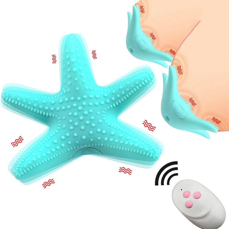 Pearlsvibe Starfish - Invisible Wearable Panties Vibrator Portable Clitoral Stimulator With Wireless Remote Control