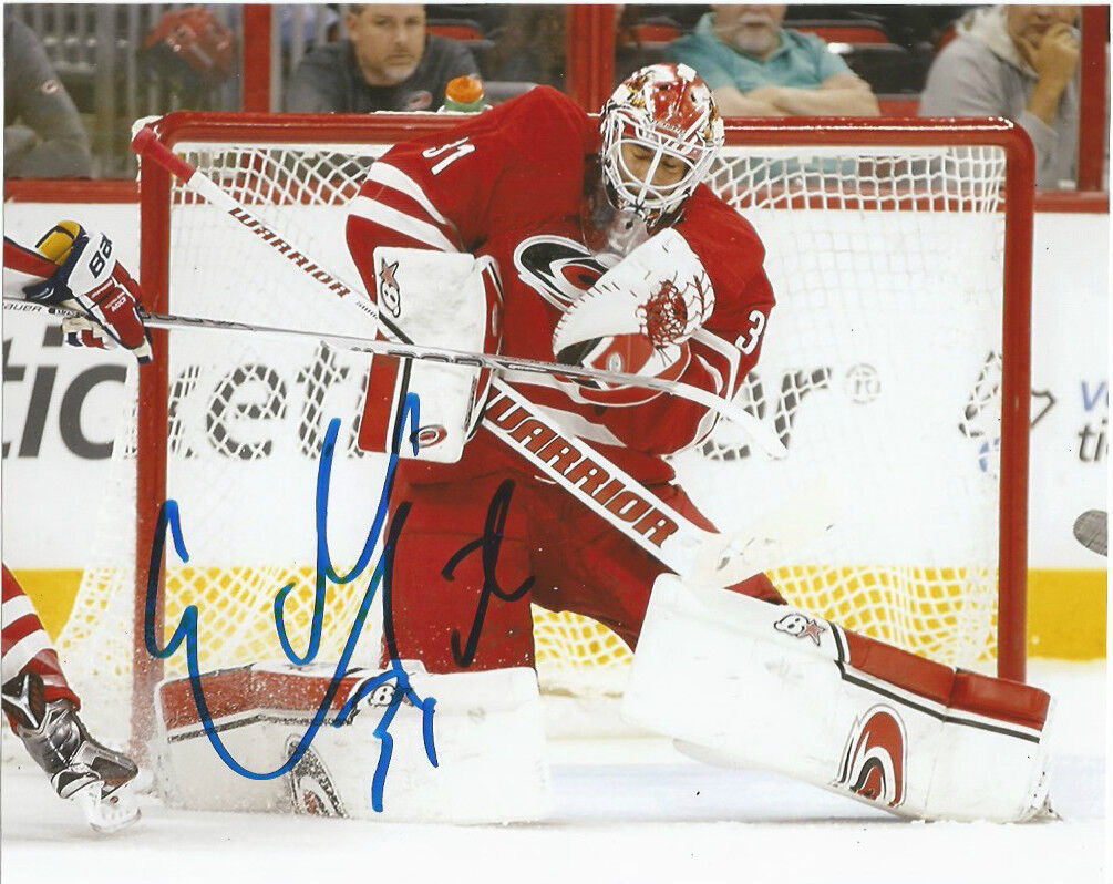 Carolina Hurricanes Eddie Lack Signed Autographed 8x10 Photo Poster painting COA