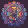 Mandala-Peinture spéciale partielle au diamant-30*30cm