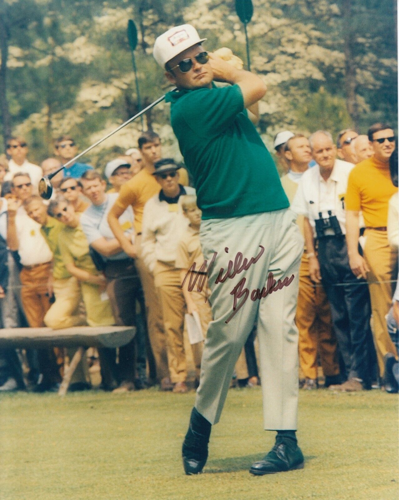 Miller Barber #0 8x10 Signed Photo Poster painting w/ COA Golf