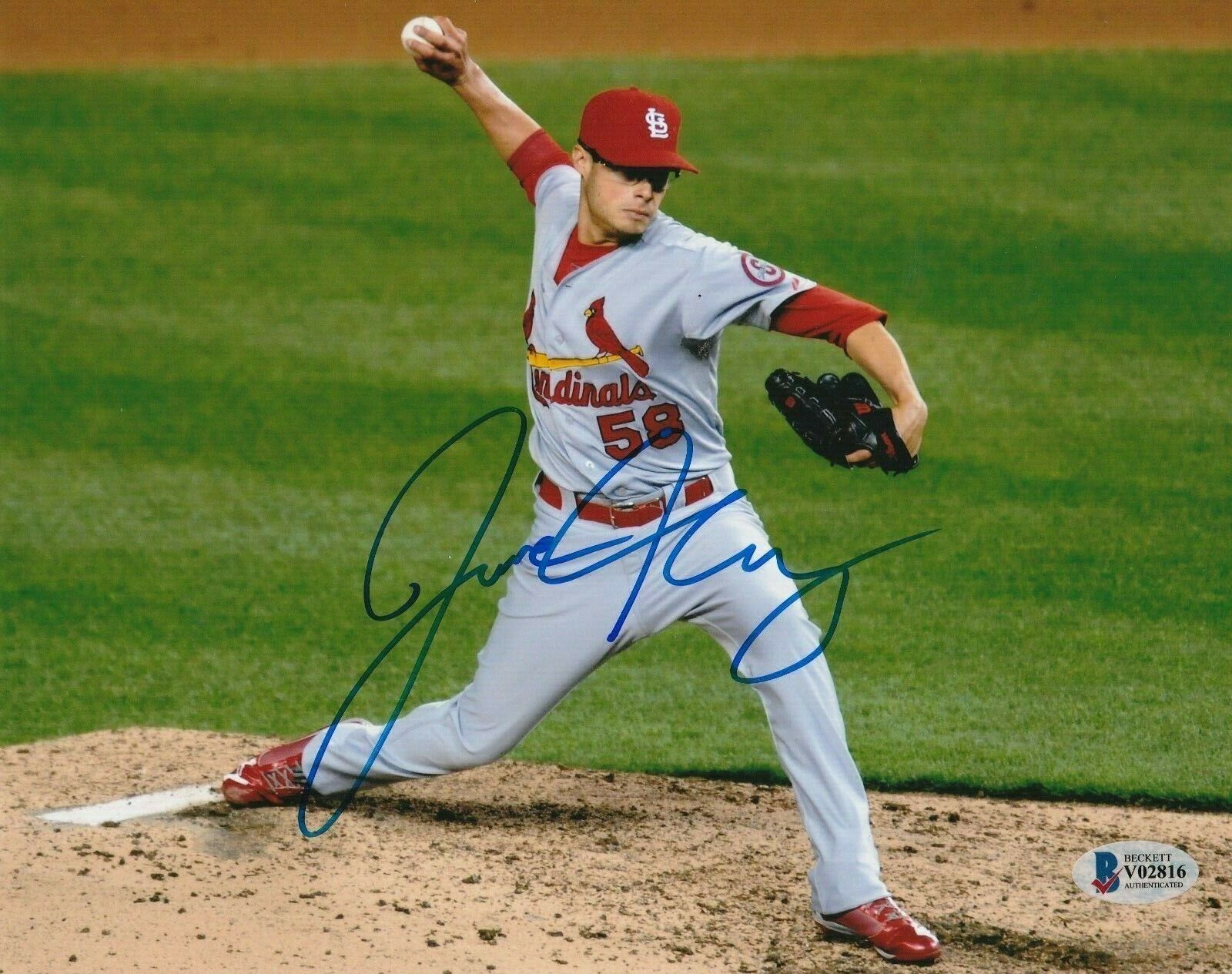 JOE KELLY Signed St. Louis CARDINALS 8x10 Photo Poster painting w/ Beckett COA