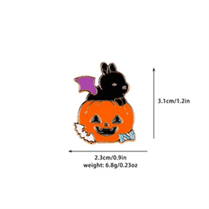 Cute Minimalist Classic Style Halloween Pattern Alloy Plating Unisex Brooches
