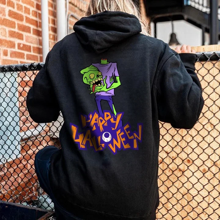 The Mutant Zombie Who Gave You His Head Happy Halloween Hoodie 