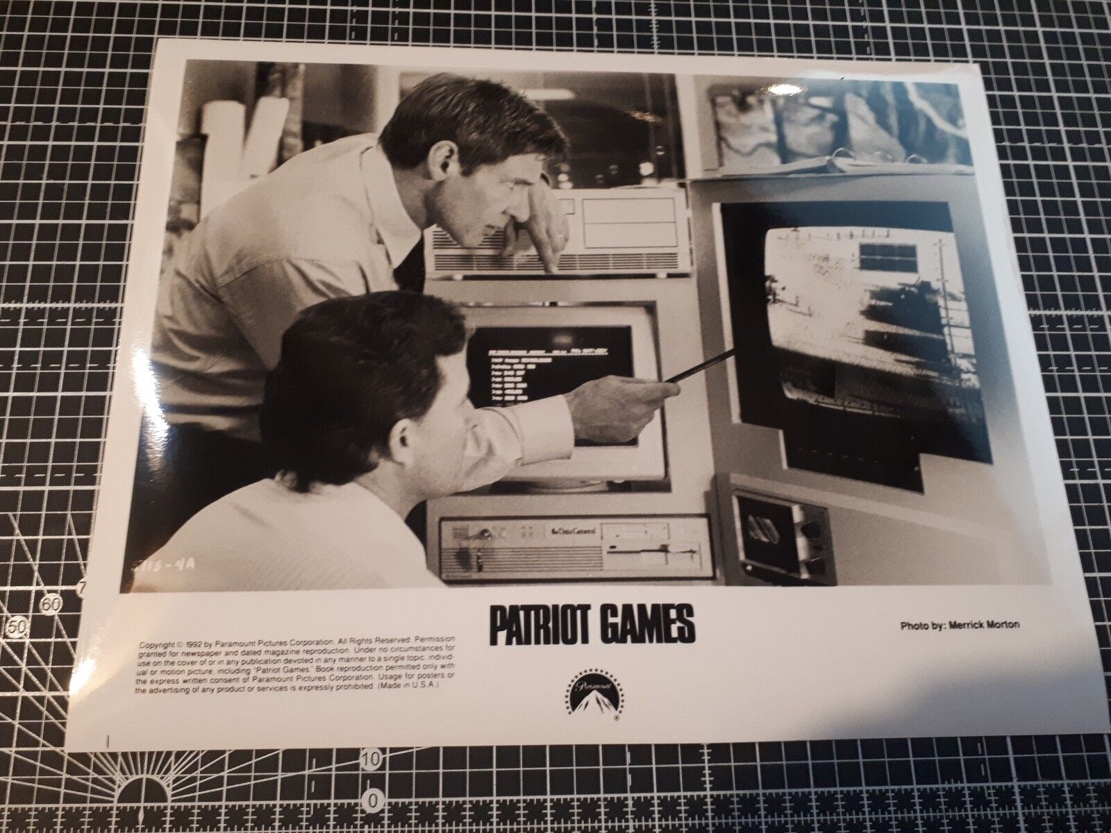 Patriot Games original press Photo Poster paintinggraph 8x10 Harrison Ford Sean bean 4