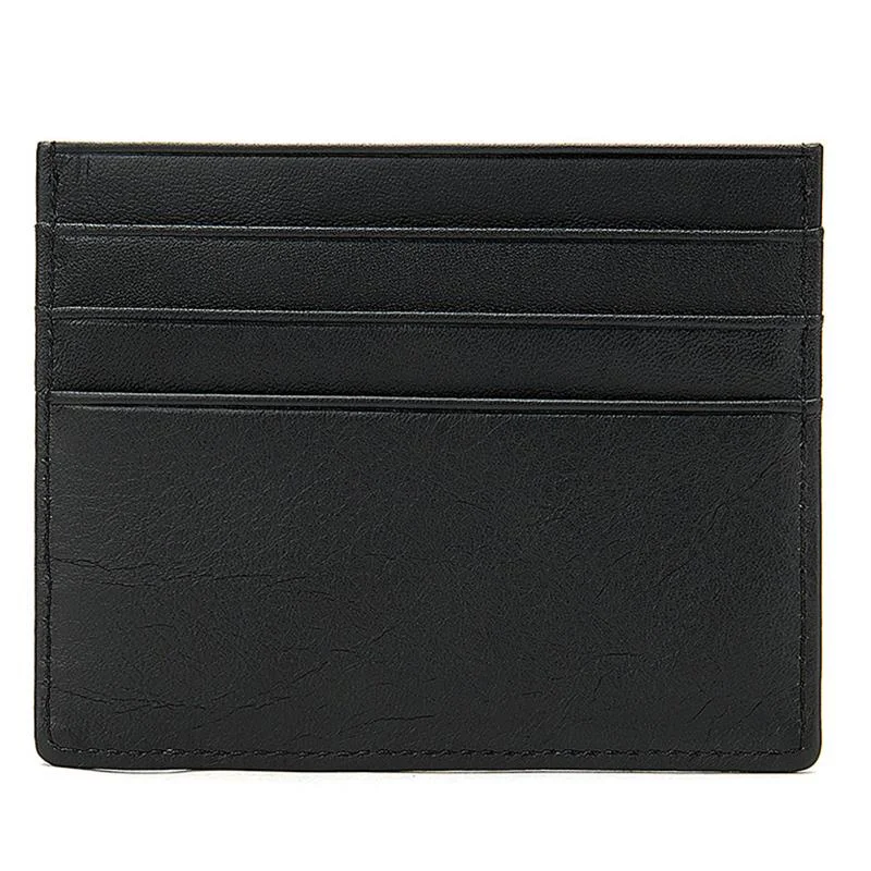 Casual Leather Solid Color Card Pack Change Purse