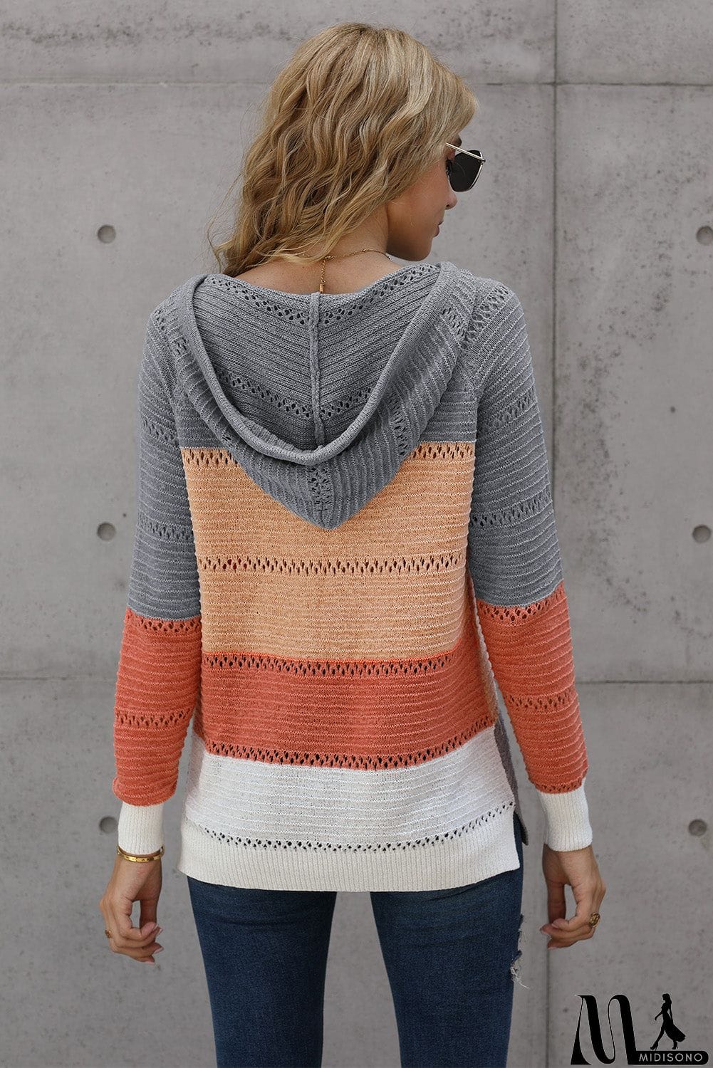 MidiSono - Classic Beach Bonfire Knitted Hoodie