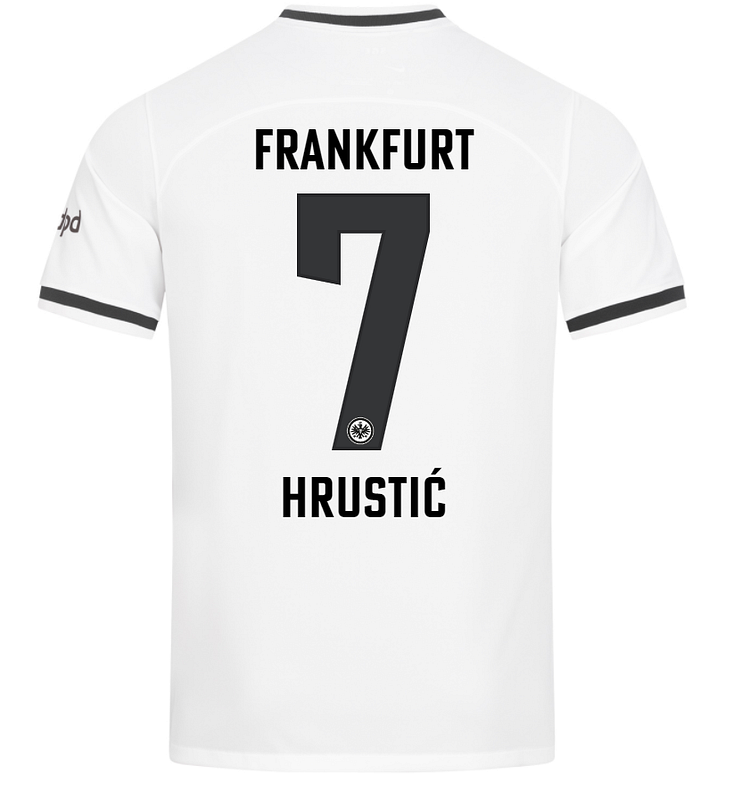 Eintracht Frankfurt Ajdin Hrustic 7 Trikot Heim 2022-2023