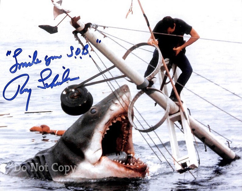 Roy Scheider Signed Photo Poster painting 8X10 rp Auto Autographed Picture * Jaws