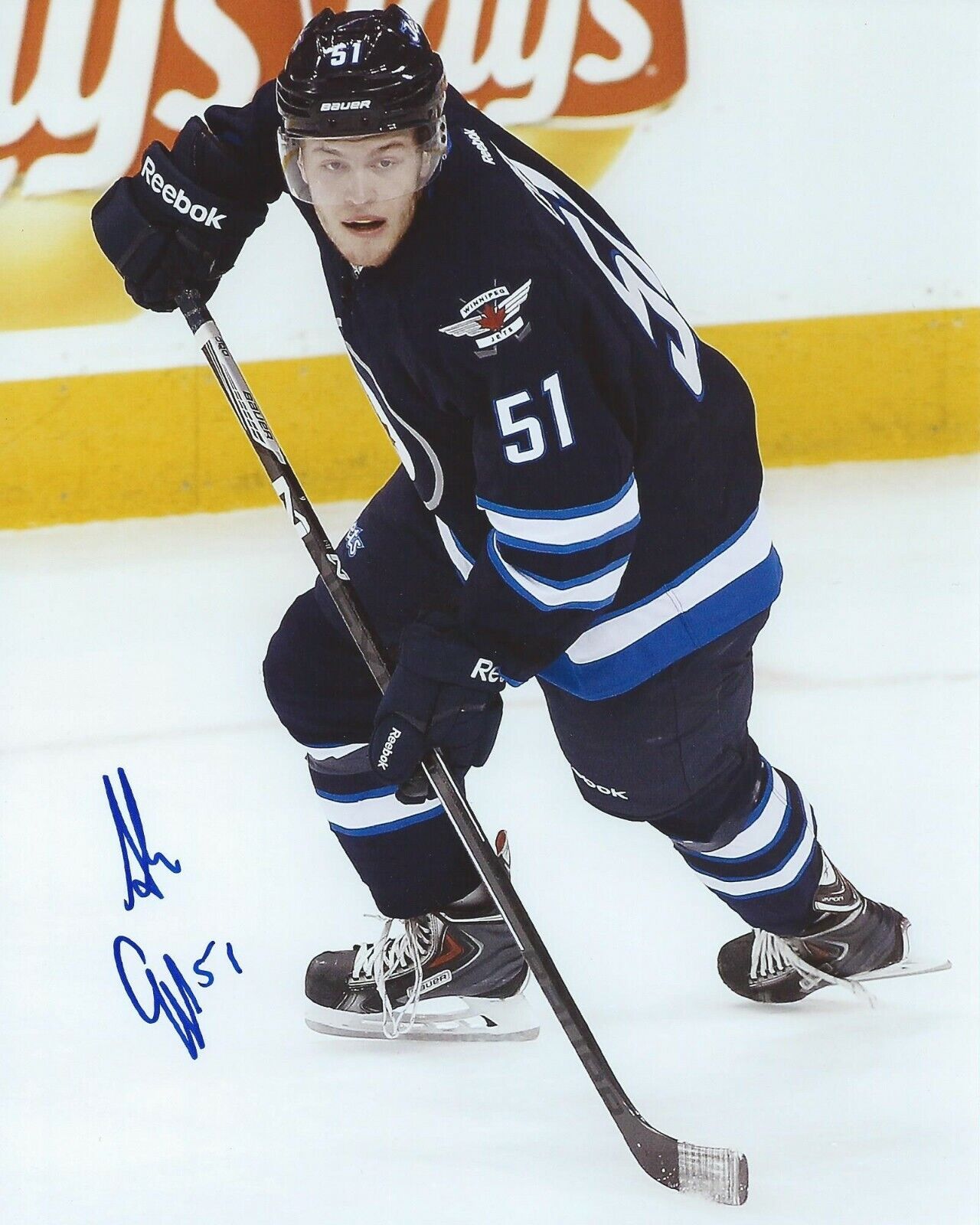 Andrew Copp Signed 8×10 Photo Poster painting Winnipeg Jets Autographed COA