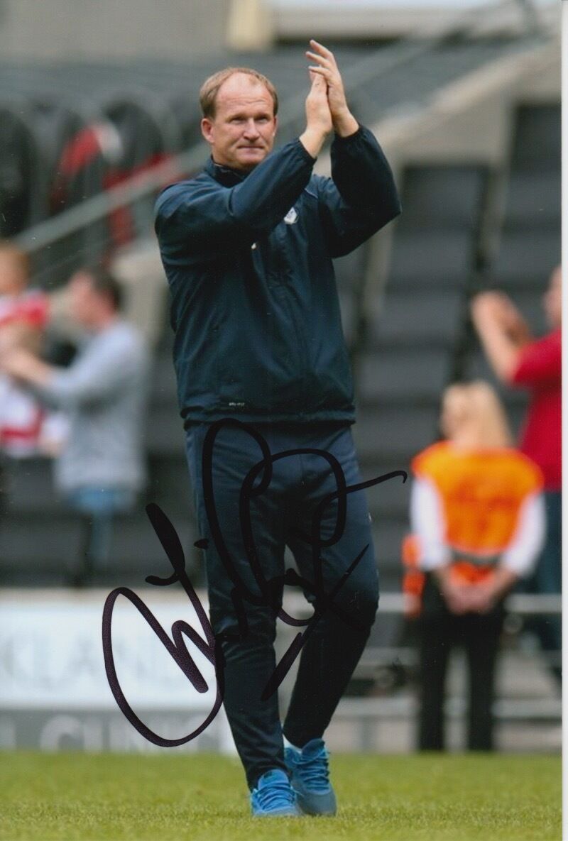 PRESTON NORTH END HAND SIGNED SIMON GRAYSON 6X4 Photo Poster painting 3.