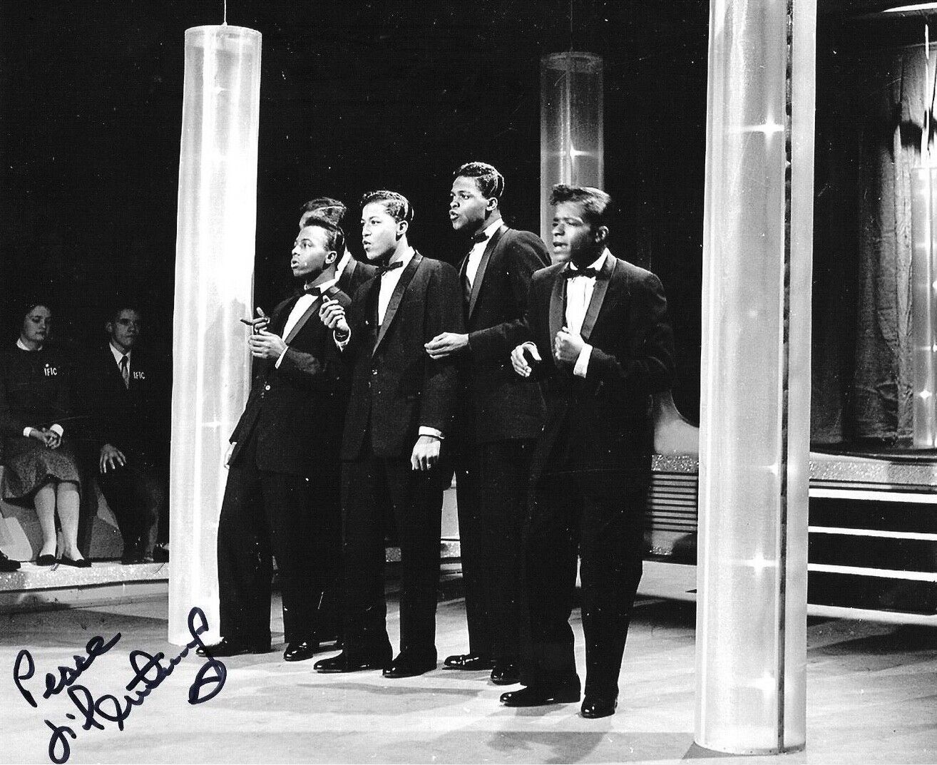 * LITTLE ANTHONY GOURDINE * signed 8x10 Photo Poster painting * THE IMPERIALS * COA * 4