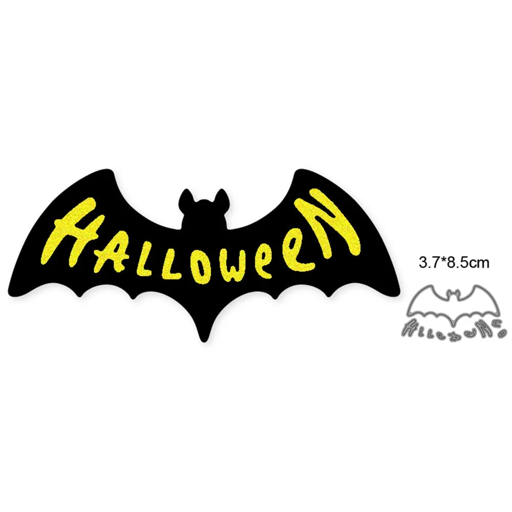 Customized Dies Halloween Bat Pumpkin Ghost Metal Cutting Dies Scrapbooking Dies For DIY Craft Paper Card Making Stencils Dies