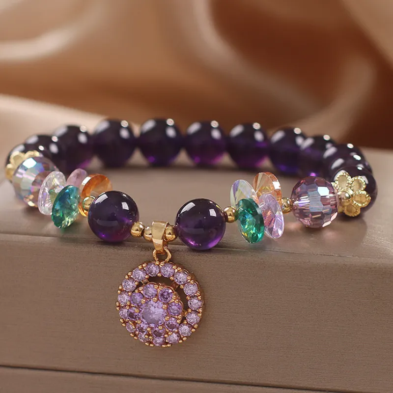 Sunlight Natural Amethyst Bracelet