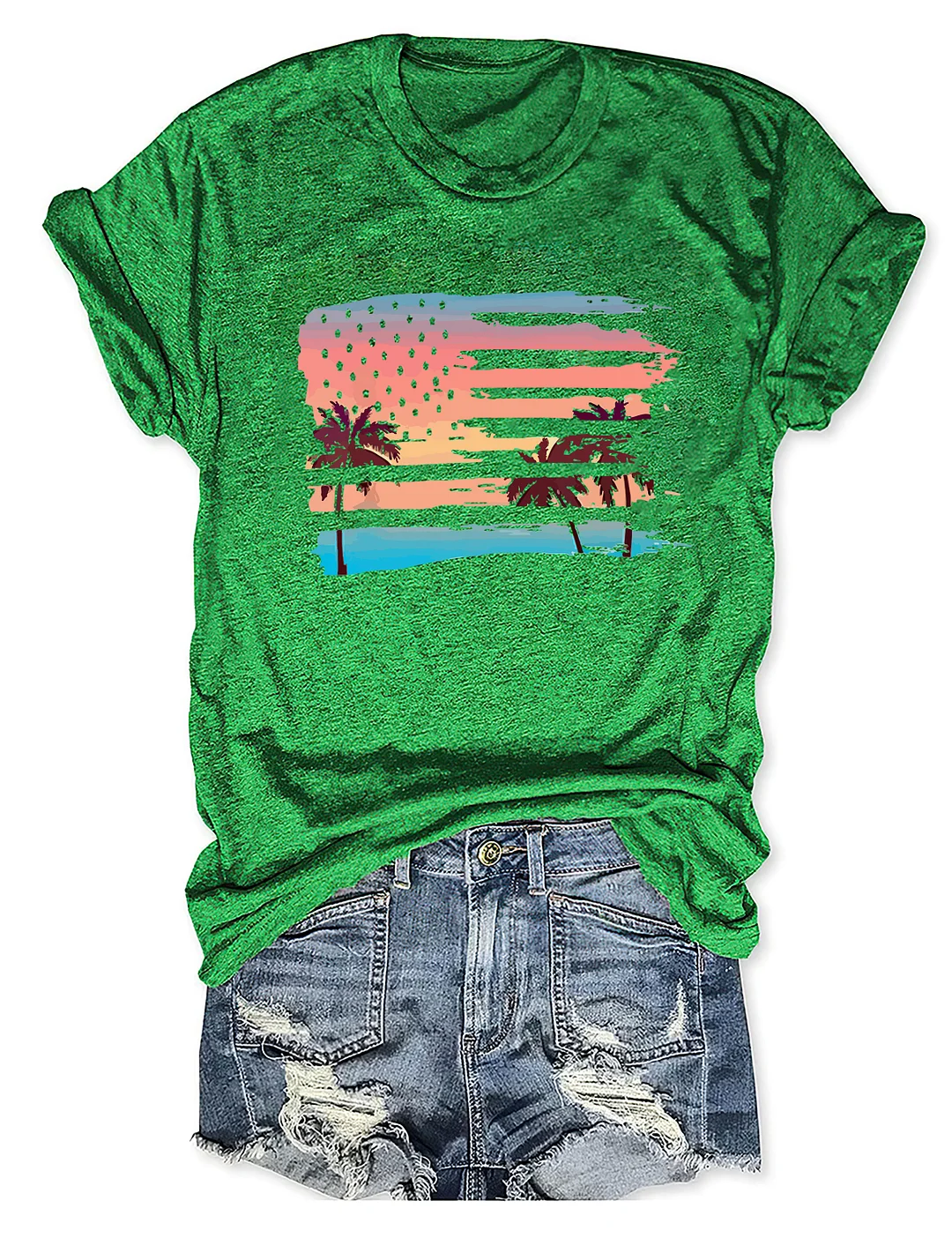 Patriotic Beach T-Shirt