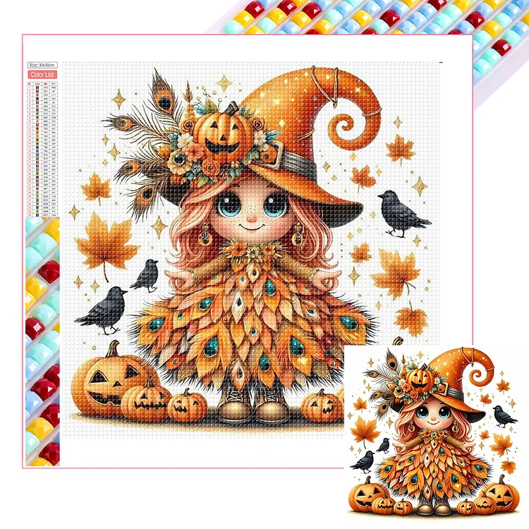 Girl - Full Square Drill Diamond Painting - 30*30CM(Picture)