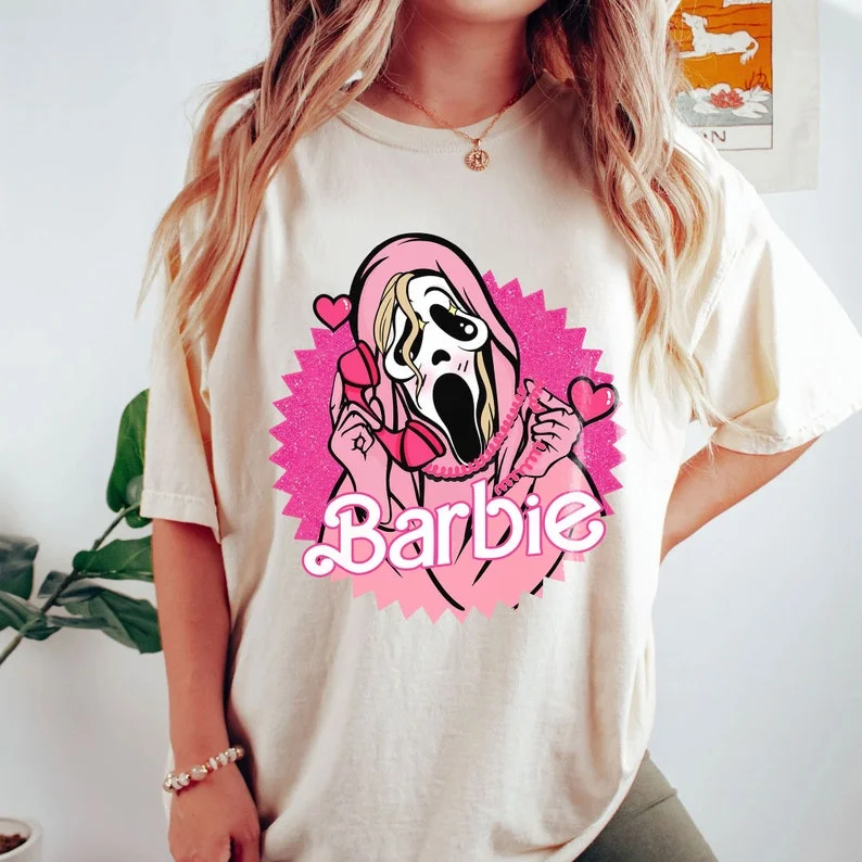Horror Doll Ghost Face T-shirt