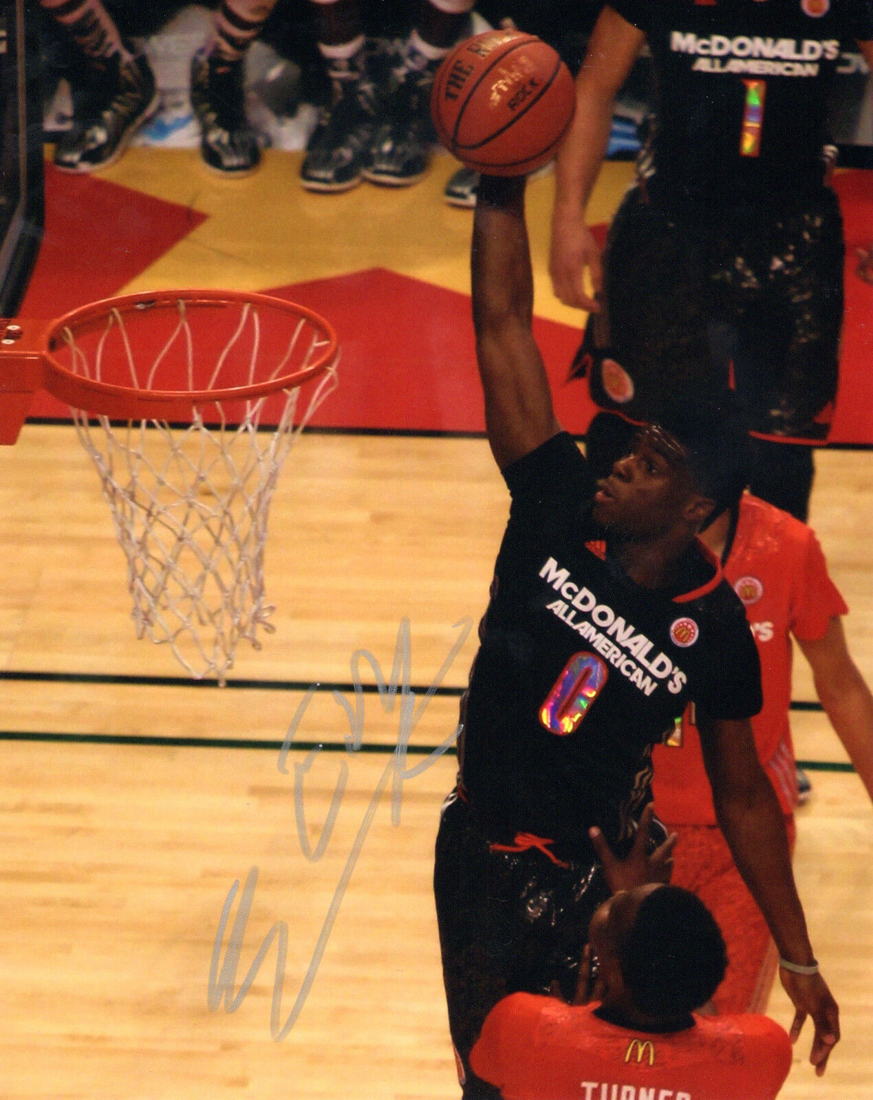 GFA McDonalds All-American * EMMANUEL MUDIAY * Signed 8x10 Photo Poster painting AD1 COA