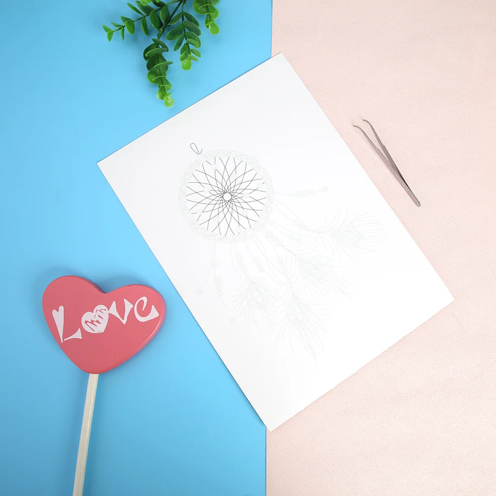 Dream Catcher Paper Quilling Tool Set DIY Template Ruler Rolling Pen Kit