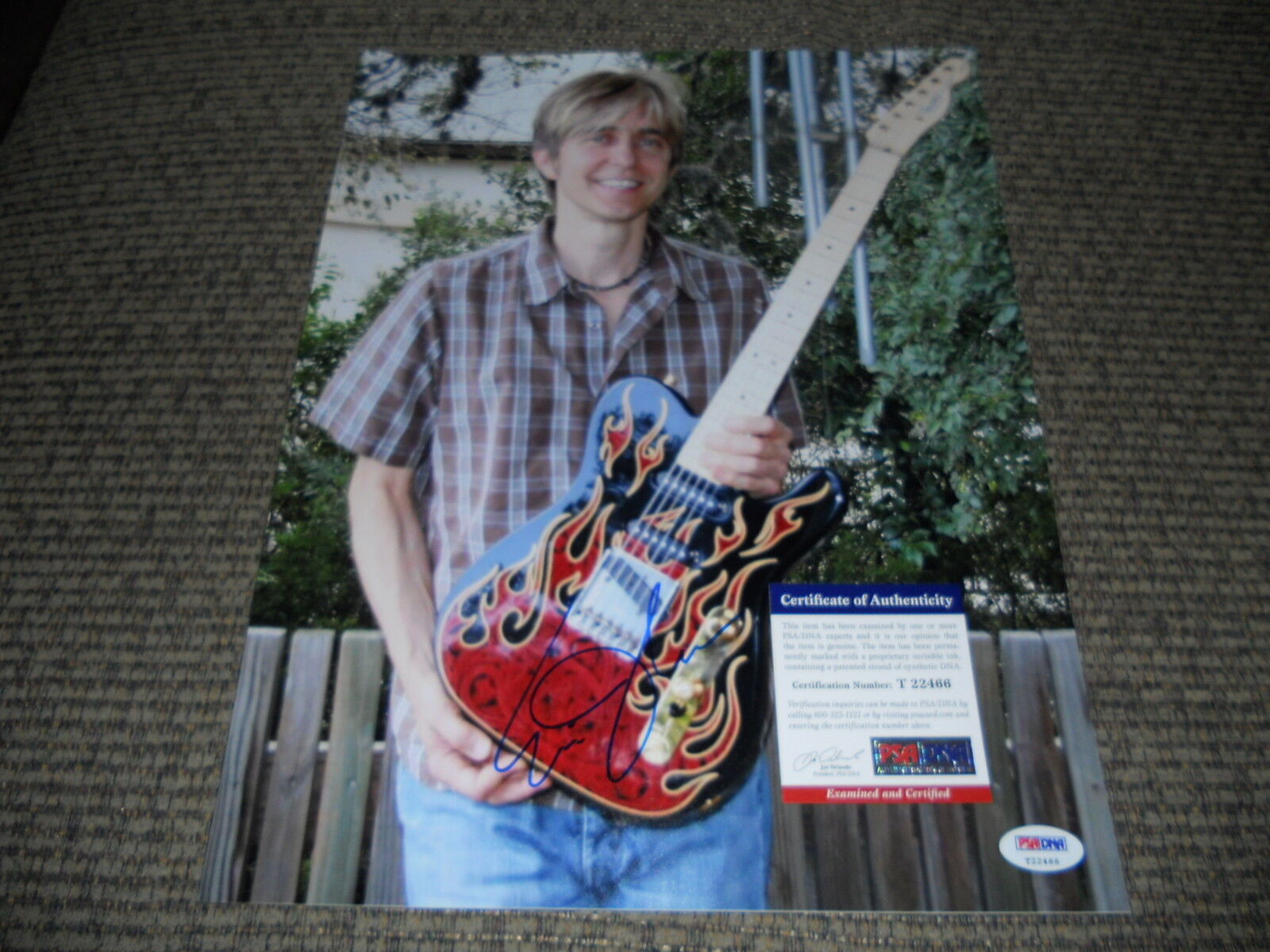 Eric Johnson Blues Signed Autographed 11x14 Photo Poster painting #2 PSA Certified