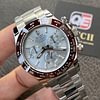 Rolex Cosmograph Daytona m116506 with Ice Blue Diamond Dial  4130 movement Super Clone