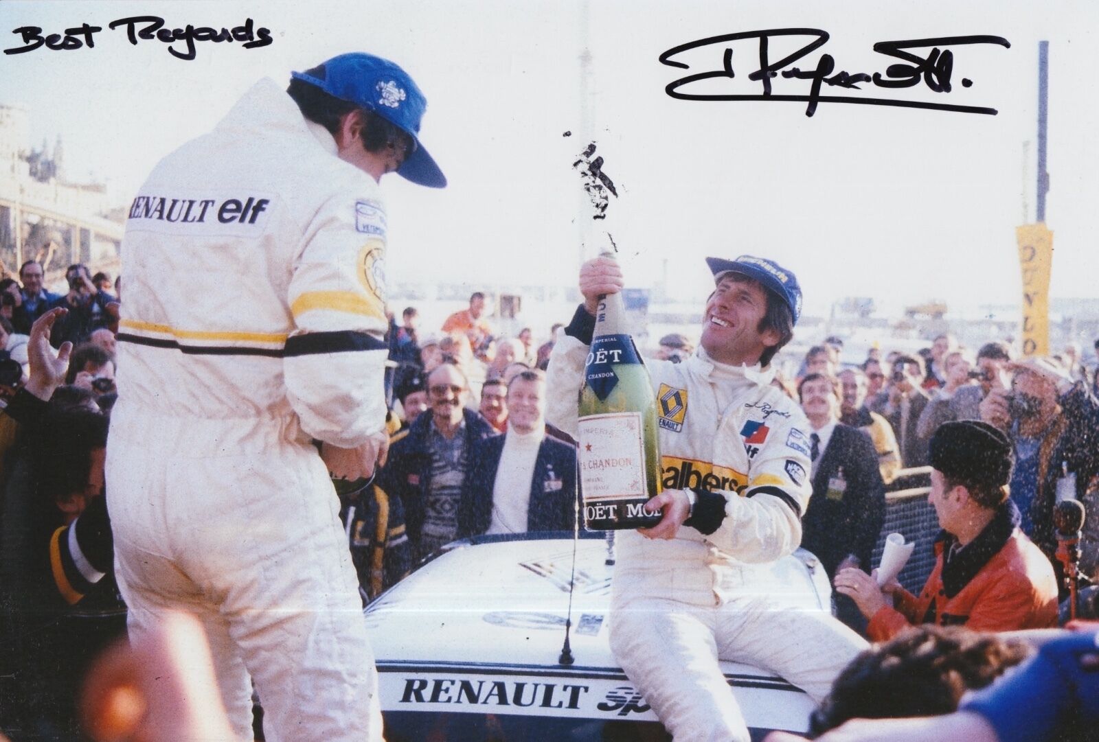 Jean Ragnotti Hand Signed Photo Poster painting 12x8 Renault Rally 10.