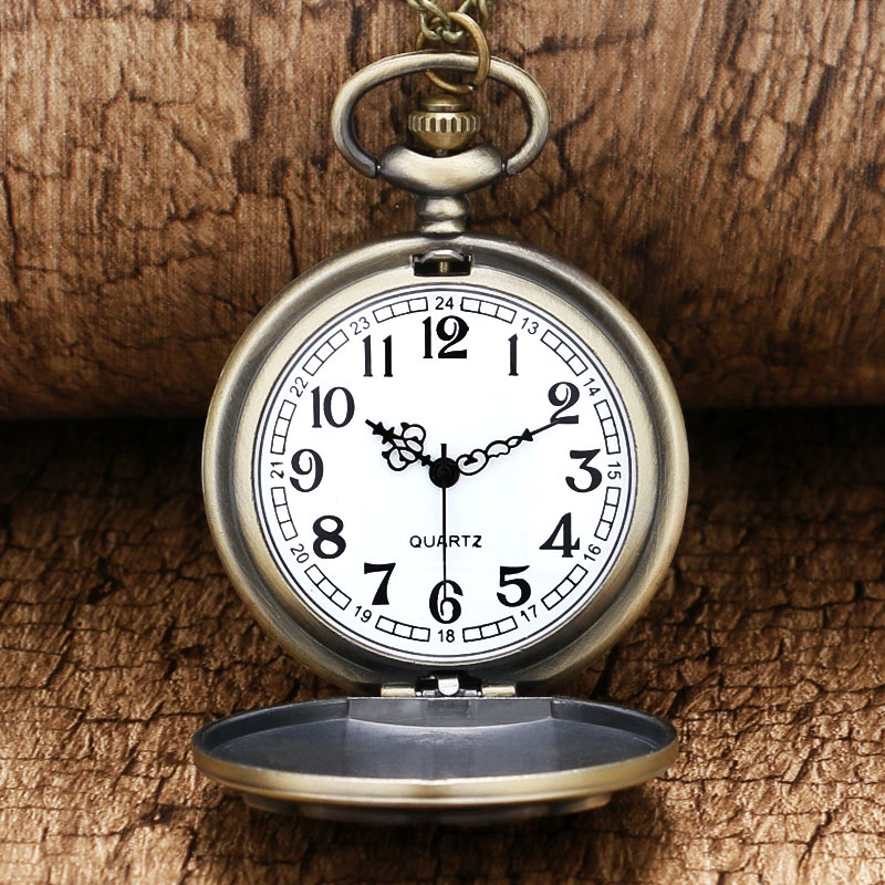 Harry Potter Hogwarts School Emblem Pocket Watch