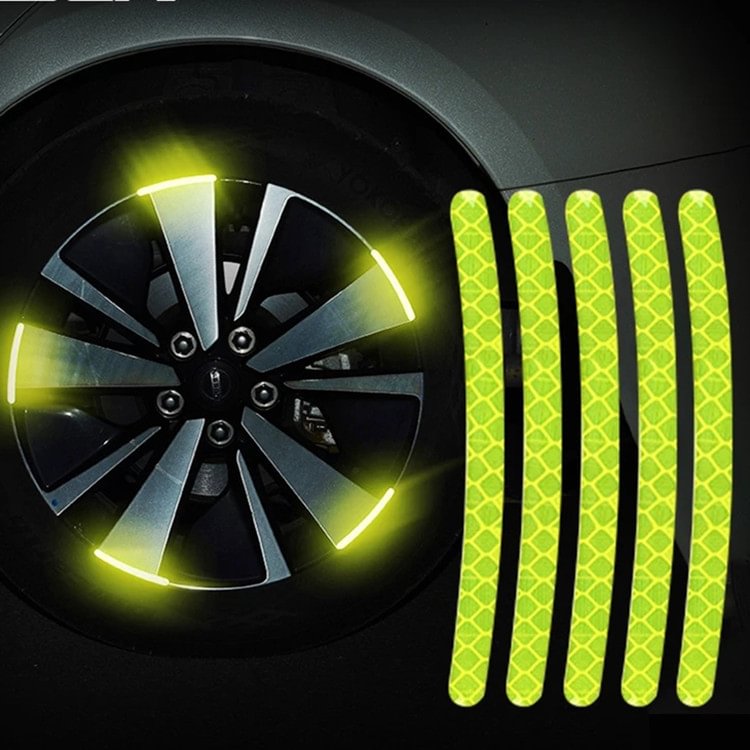 Cool Car Wheel Hub Reflective Sticker For Night Driving