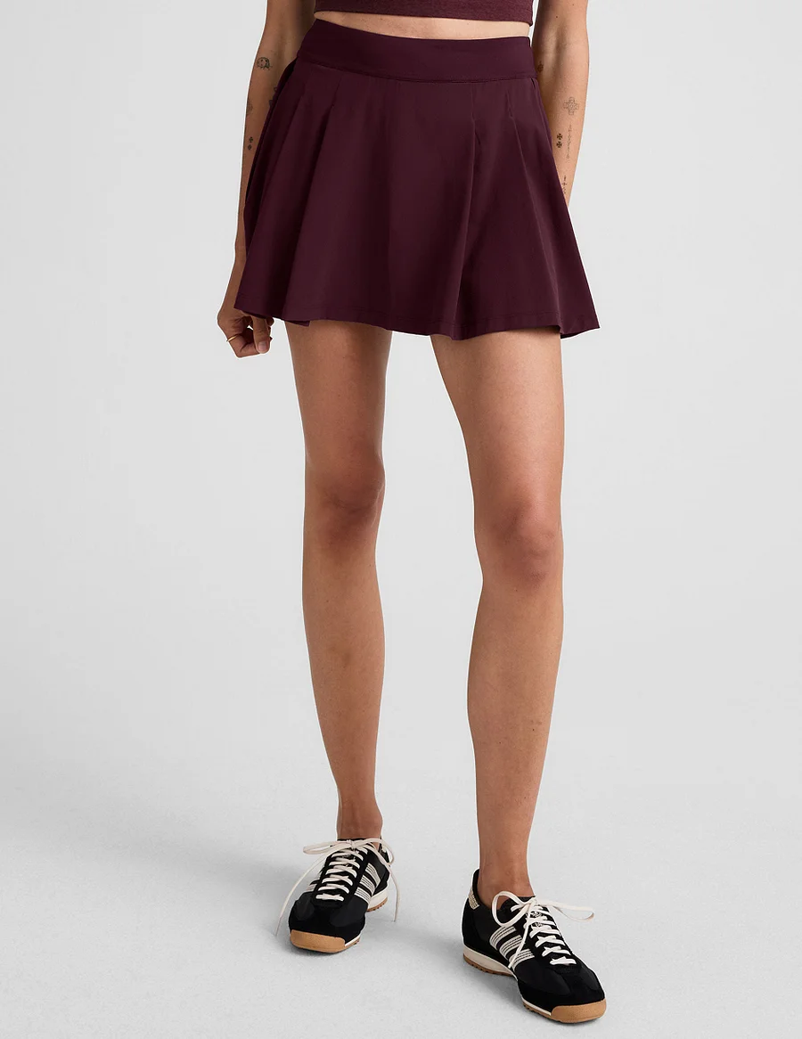 Score Pleated Skirt