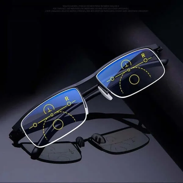 🎁Gleitsicht-Lesebrille aus Titan
