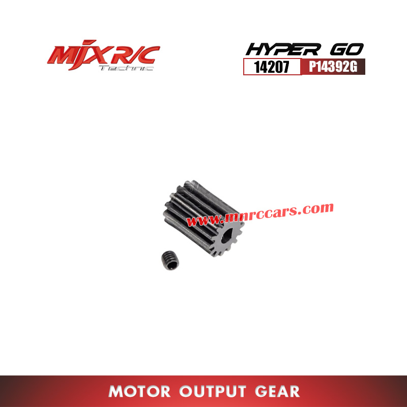 MJX Hyper Go 14207 Parts Motor Output Gear P14392G