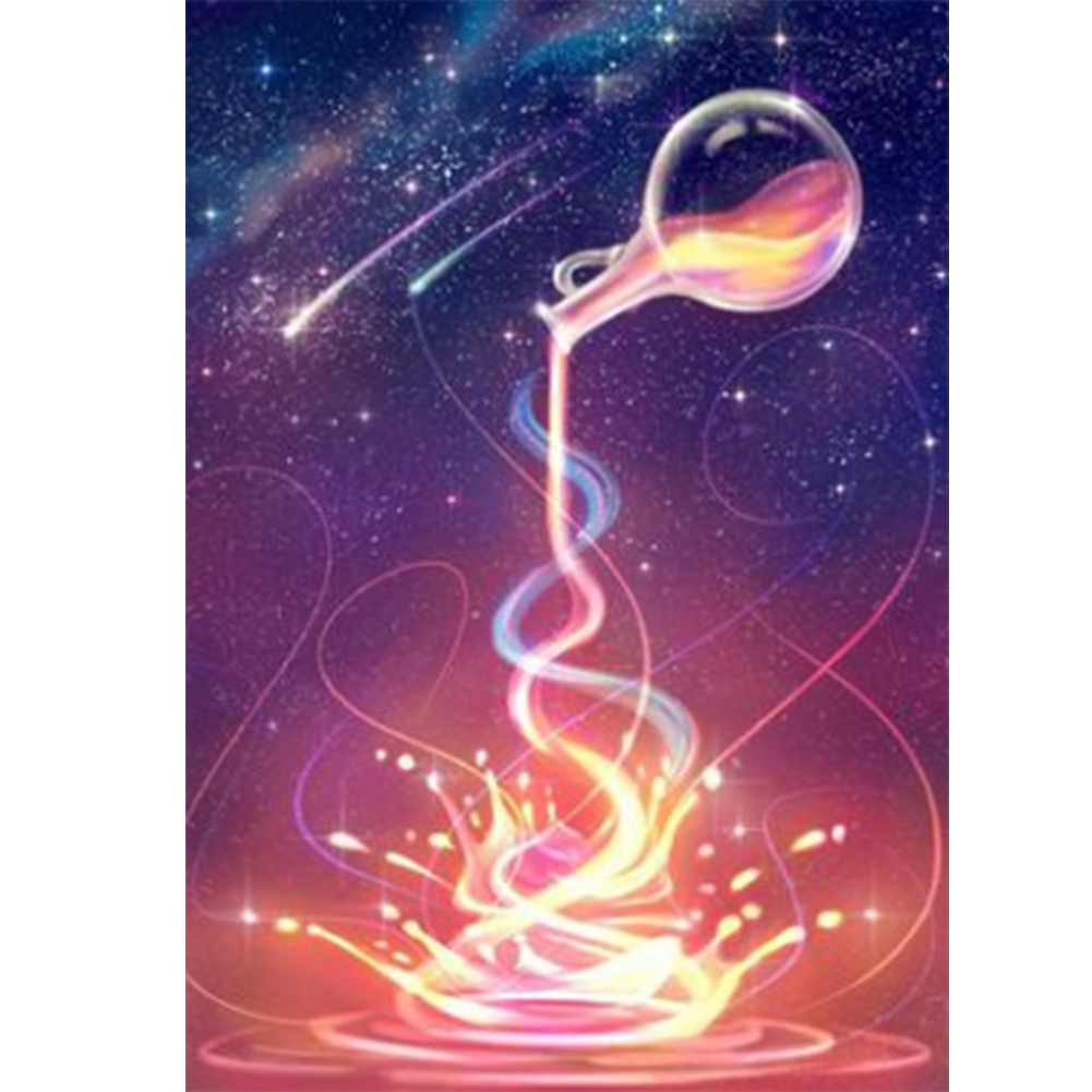 

30*40CM - Round Drill Diamond Painting - Starry Sky, 501 Original
