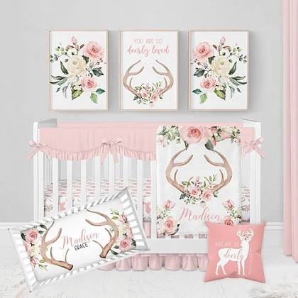 Girl Crib Bedding Set