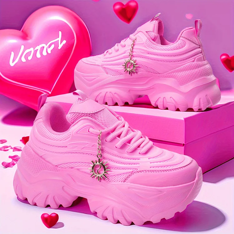 Women's sneakers in solid color