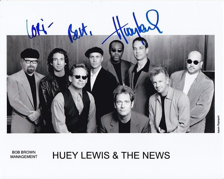 HUEY LEWIS Autographed Signed Photo Poster paintinggraph - To Lori