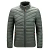 Light Padded O-Neck Jacket