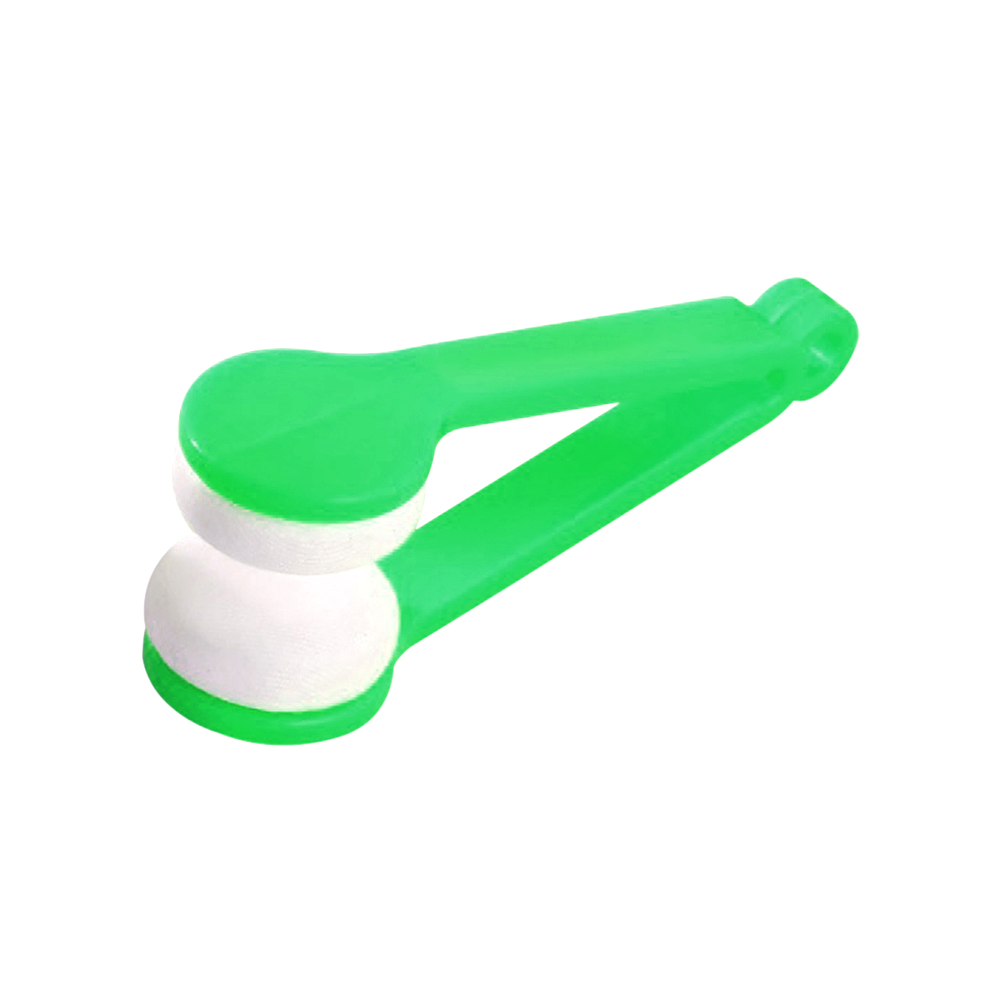 

Glasses Lens Cleaning Brush Portable Microfiber Spectacles Cleaner (Green), 501 Original